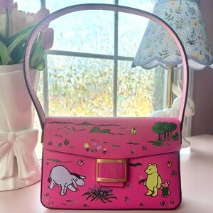 SOLD Handpainted Disney Winnie the Pooh Kate Spade Medium Katy Shoulder Bag